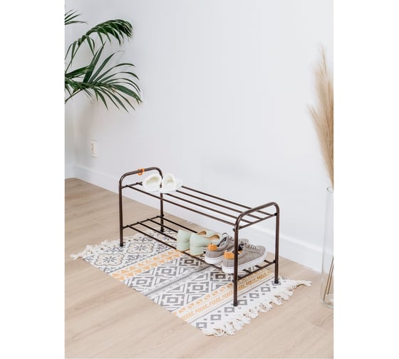 Изображение товара Подставка для обуви ЗМИ "Альфа 32" коричневый ПДОА32 КОР