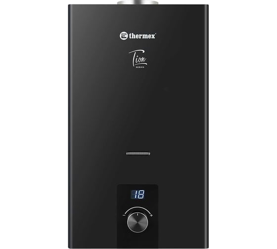 Изображение товара Водонагреватель газовый проточный бытовой THERMEX T 20 D (Black) ЭдЭБ05002