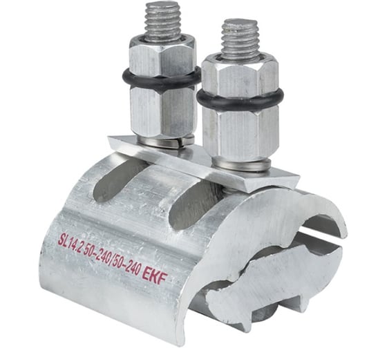 Изображение товара Ответвительный плашечный зажим EKF SL14.2 50-240мм2 / 50-240мм2 10 шт. PROxima sl-14.2