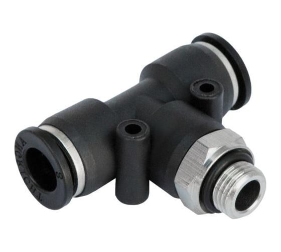 Изображение товара Фитинг тройник трубки ПВХ (наружная резьба) M12x1.25, d 8 мм, 10 шт Дали-Авто DA-01318