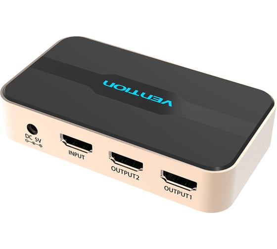 Изображение товара Разветвитель-сплиттер Vention HDMI 19F/2x19F на 2 монитора ACBG0