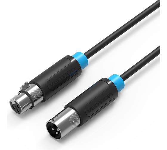 Изображение товара Аудио кабель Vention XLR M/XLR F - 2м BBFBH