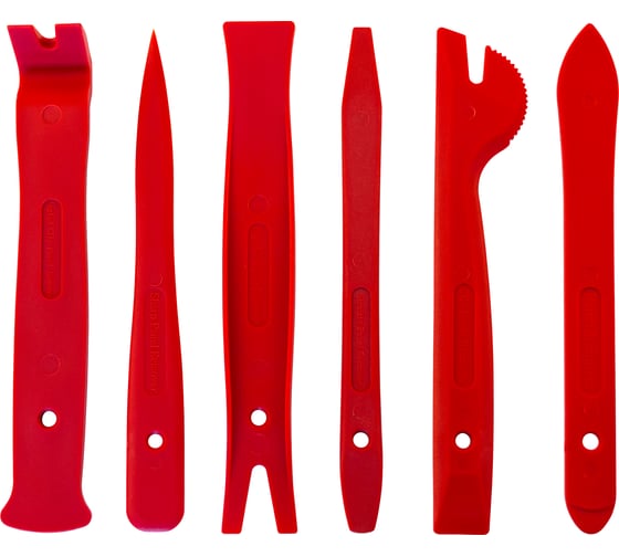 Изображение товара Набор приспособлений для демонтажа декоративных панелей салона автомобиля Thorvik AURTS6, 6 пр. 52797