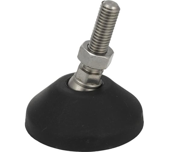 Изображение товара Регулируемая опора Алтервиа черная, M8x30, до 360 кг, нержавеющая сталь (упаковка 4 штуки) A00021.1205008030.4