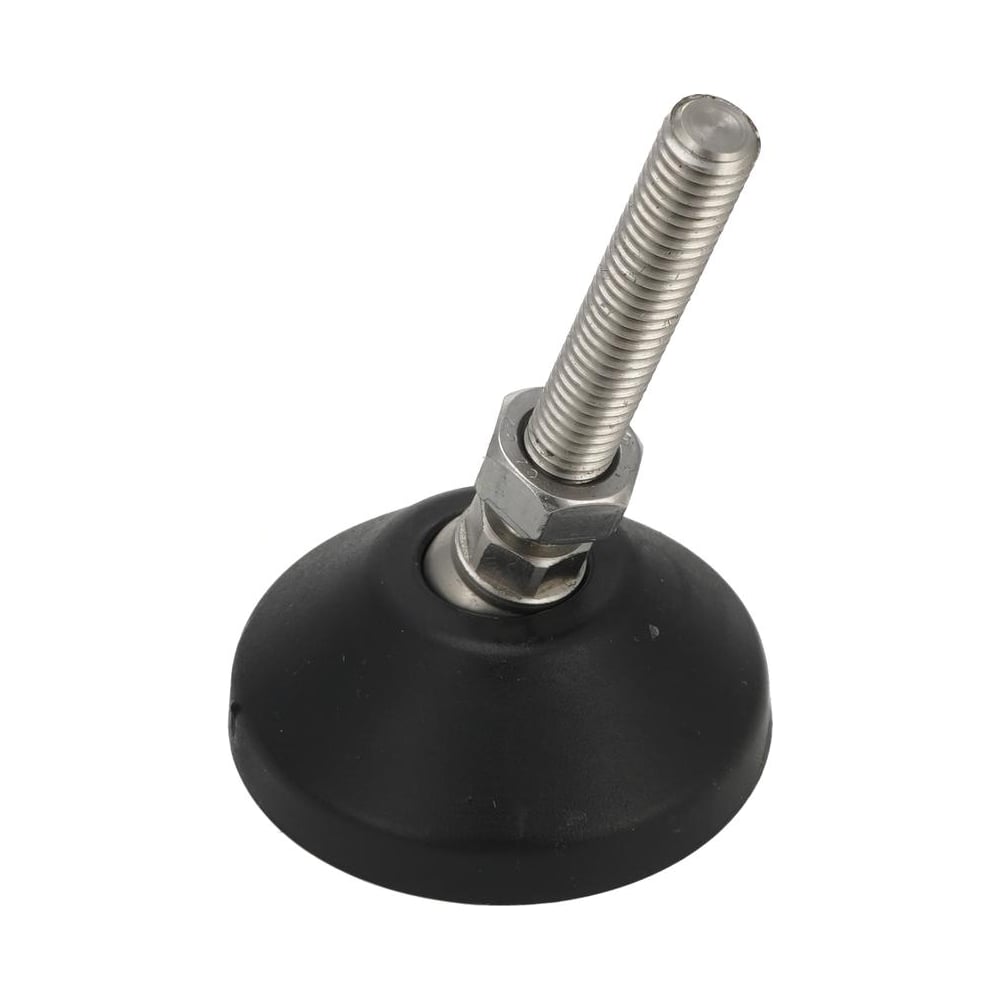 Изображение товара Регулируемая опора Алтервиа черная M8x50 до 360 кг нержавеющая сталь 2 шт