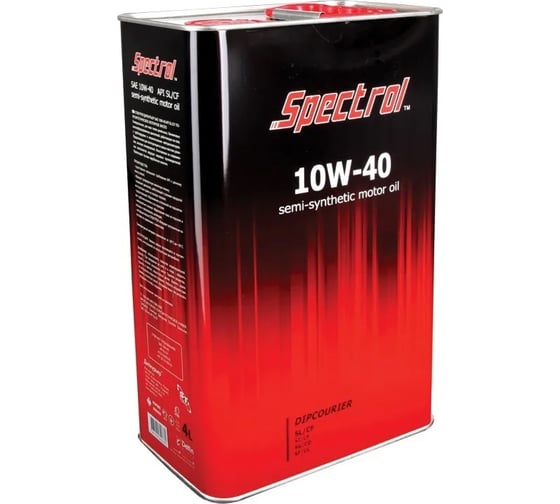 Изображение товара Моторное масло Spectrol Дипкурьер SAE 10W40 API SL/CF п/с 4 л 9074