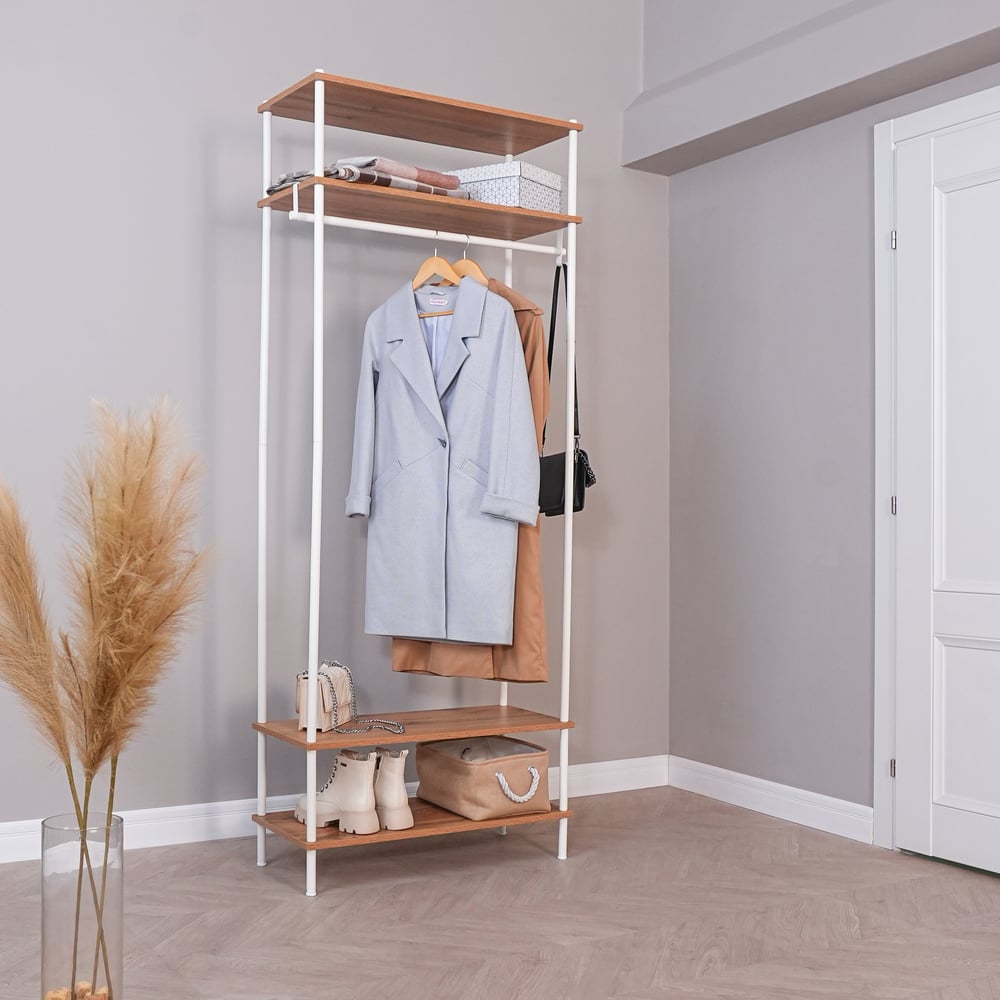 Изображение товара Прихожая ЗМИ 34 НеШкаф системы открытого хранения белая современная