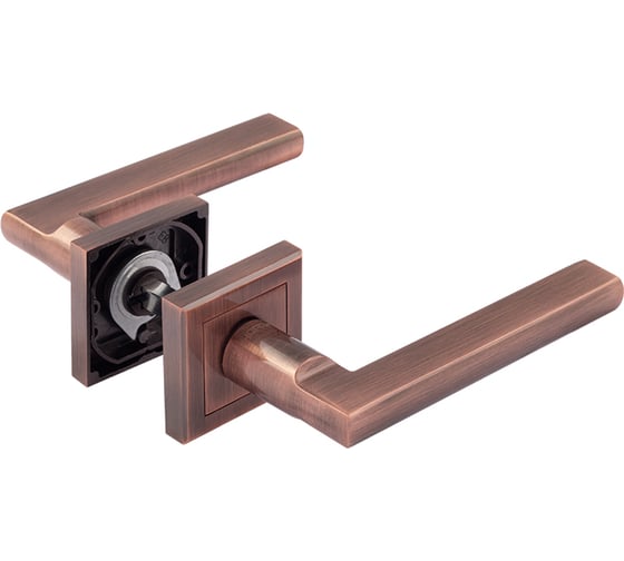 Изображение товара Дверная ручка НОРА-М 108К AL ст.медь 16109