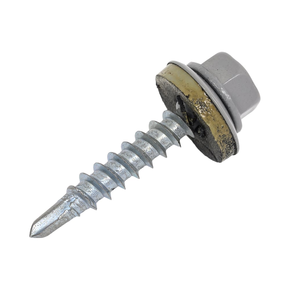 Изображение товара Кровельный саморез Стройметиз 4,8х28 серый RAL 7004 - 60 шт.