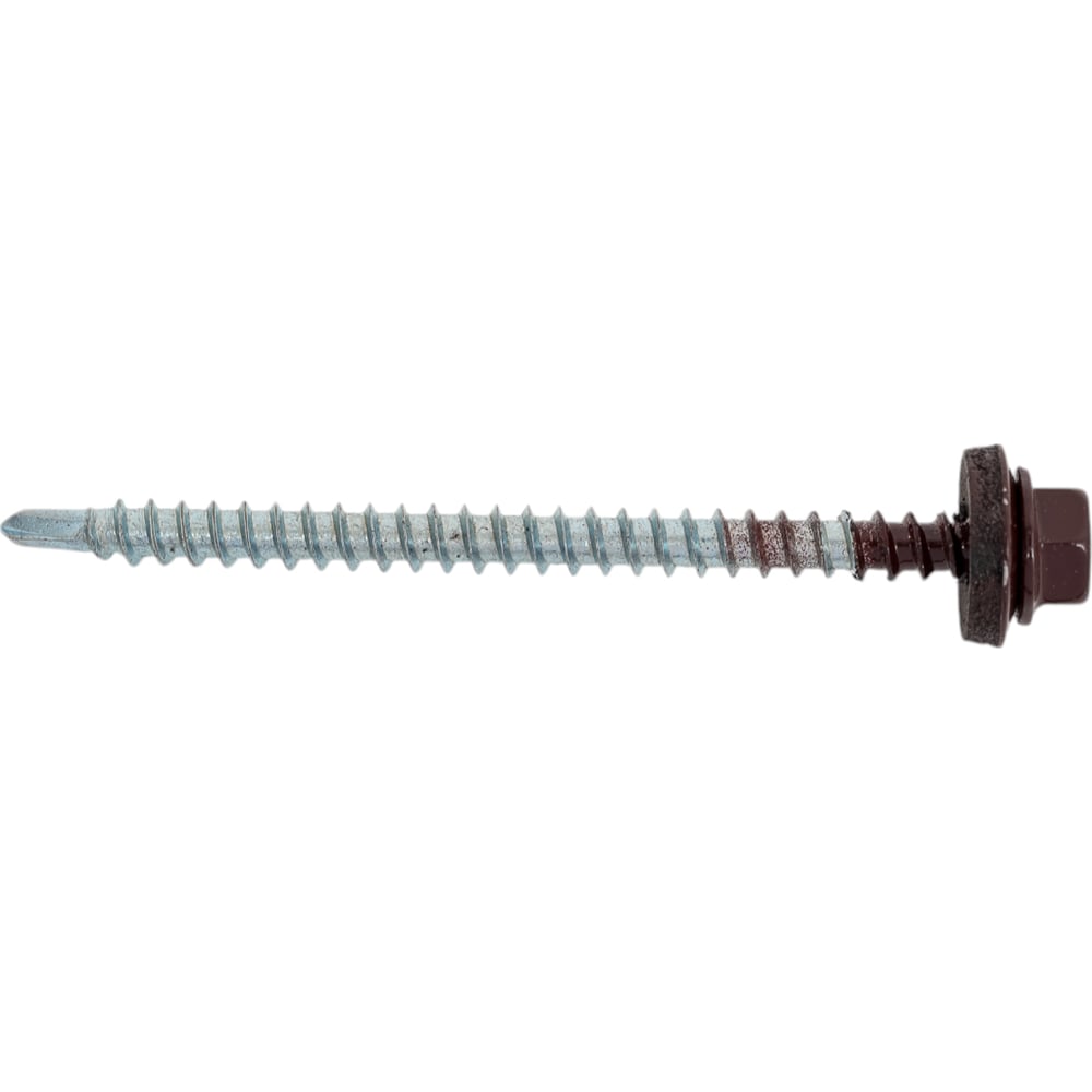 Изображение товара Кровельный саморез Стройметиз 4,8x70 RAL 8017 темно-коричневый 30 шт.