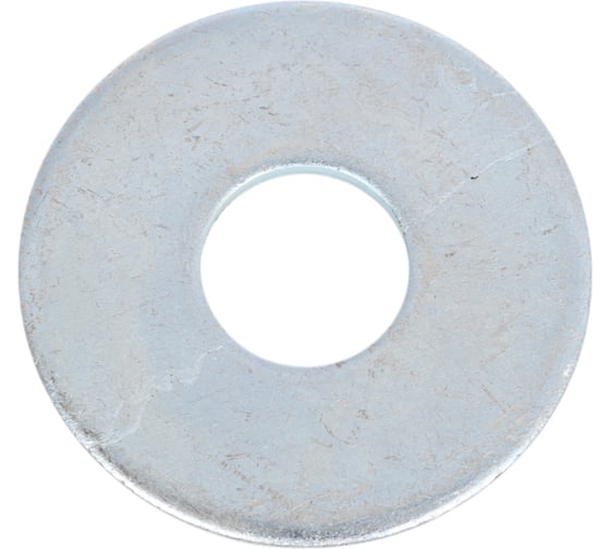 Изображение товара Плоская кузовная шайба Стройметиз 24 DIN 9021, цинк уп. 12 шт. коробка 3070135