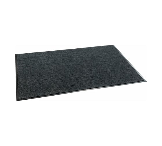 Изображение товара Износостойкий влаговпитывающий придверный коврик ЛАЙМА ТАФТИНГ EXPERT 60х90см, серый 606883