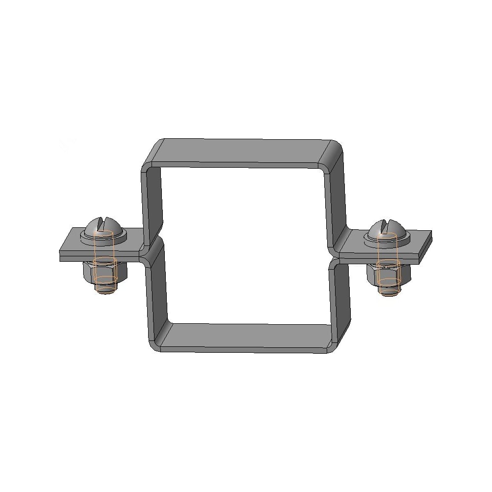 Изображение товара Зажим АО КЗЭМИ крышки поясного типа ЗКПТ-СЗ 300x100 УХЛ1