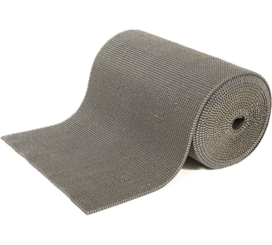 Изображение товара Щетинистое покрытие SUNSTEP Серый металлик, 0,90х15 м 75-128