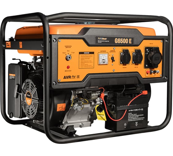 Изображение товара Бензиновый генератор FOXWELD Standart G6500 E 7242