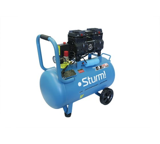 Изображение товара Компрессор Sturm безмасляный, бесшумный, профессионал, 1500Вт AC93250OL