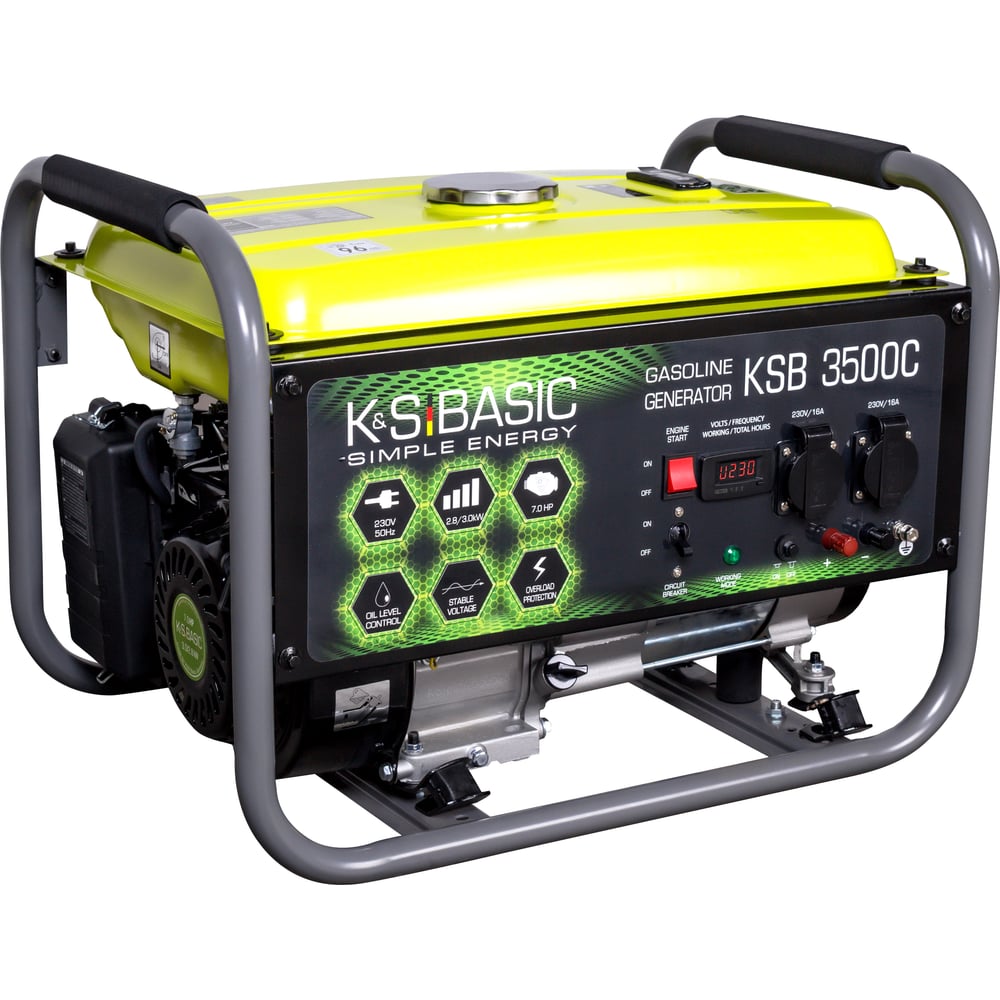 фото Бензиновый генератор k&s basic ksb 3500c