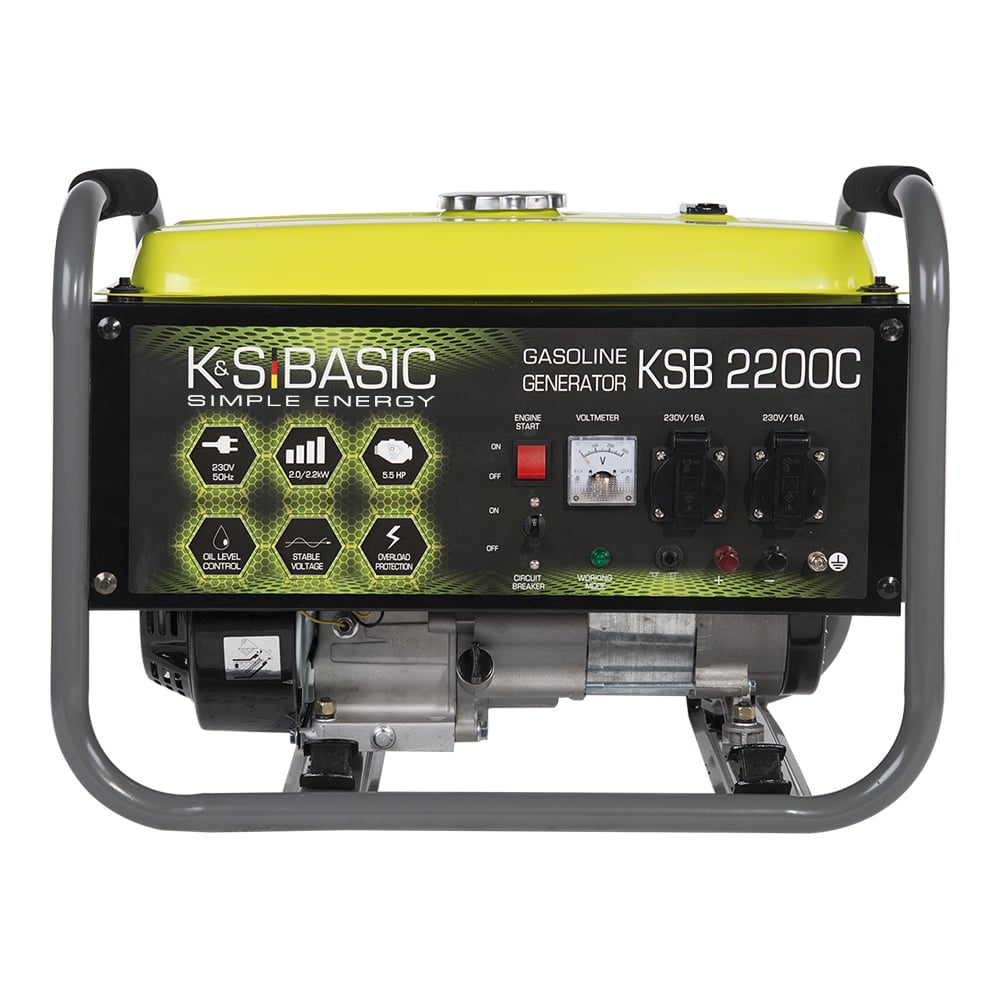 фото Бензиновый генератор k&s basic ksb 2200c