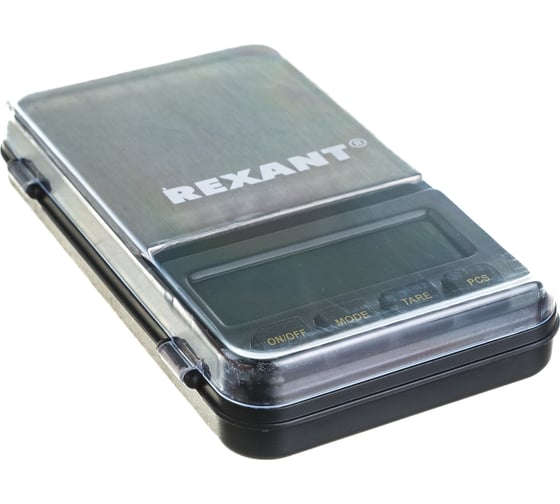 Изображение товара Карманные электронные весы REXANT от 0,01 до 500 грамм с чашей 72-1002
