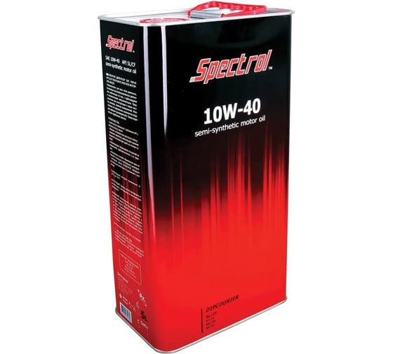 Изображение товара Моторное масло Spectrol Дипкурьер SAE 10W40 API SL/CF п/с 5 л 9073