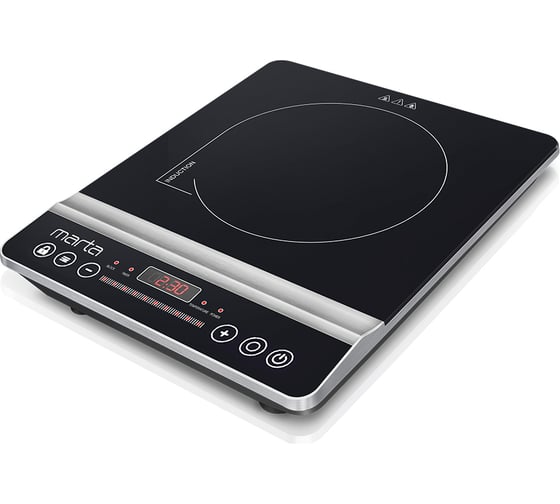 Изображение товара Электрическая индукционная безимпульсная плитка MARTA MT-HP4222B черный жемчуг 40832