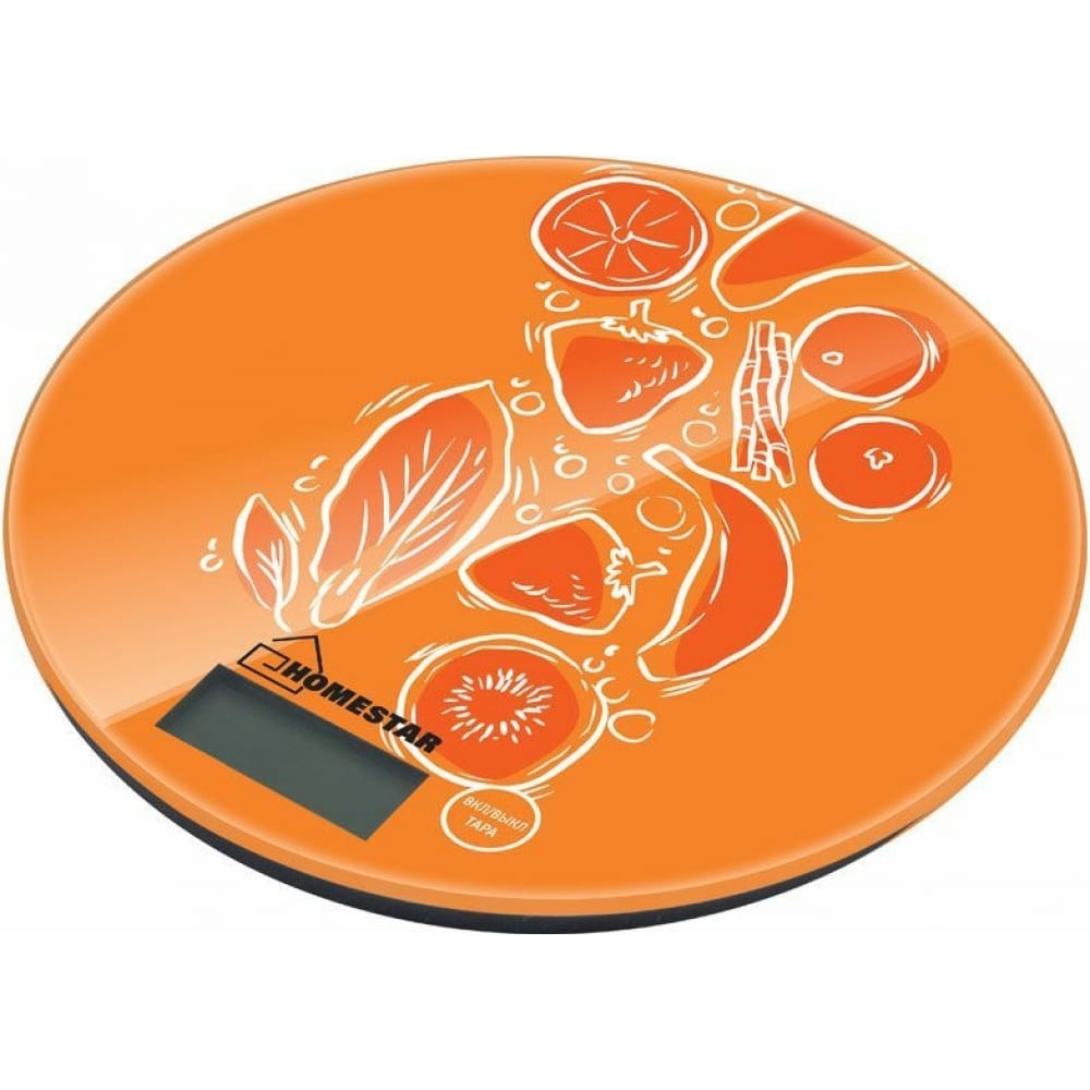 Кухонные электронные весы Homestar весы кухонные maunfeld mks 519g03 красный оранжевый разно ный