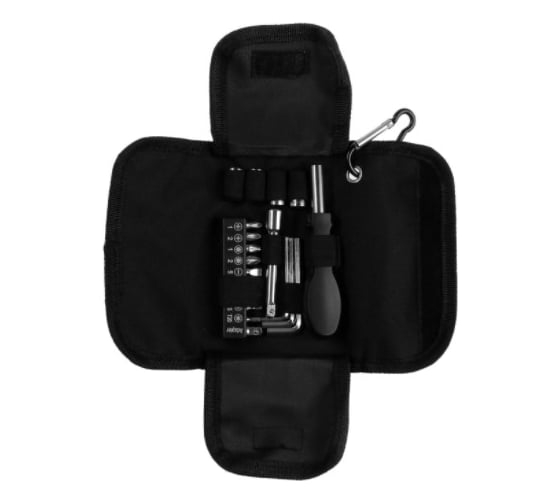 Изображение товара Набор инструментов ТУНДРА подарочный чехол с карабином, 19 предметов 5084188