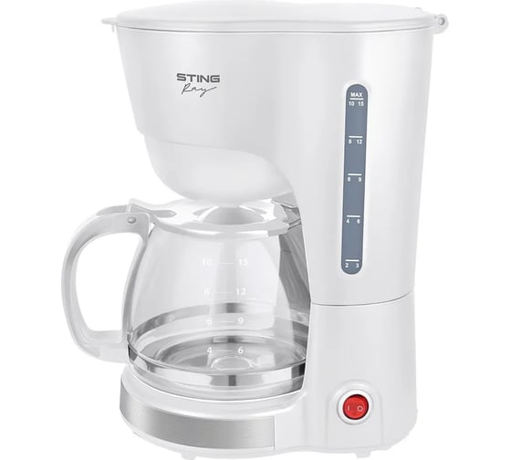 Изображение товара Кофеварка STINGRAY ST-CM600A белый жемчуг 41894