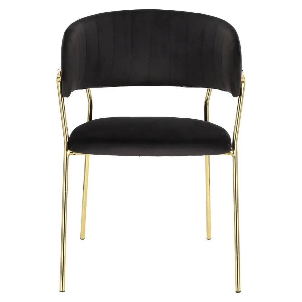 Изображение товара Стул Hesby Whispered Fusion HSBI_DC72 черный в стиле модерн с металлокаркасом