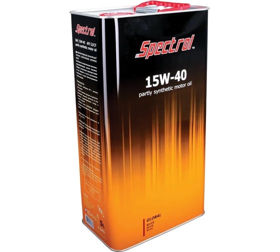 Изображение товара Моторное масло Spectrol Глобал 15W40 SJ/CF 5 л 9117