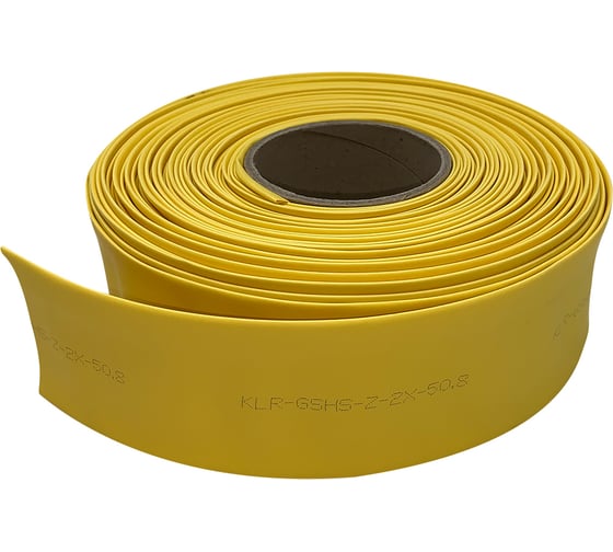 Изображение товара Термоусадочная трубка KLR KLR-GSHS-Z-2X-50.8-YL 50.8/25.4мм/Коэффициент усадки: 2:1/Цвет: Желтый 5350508