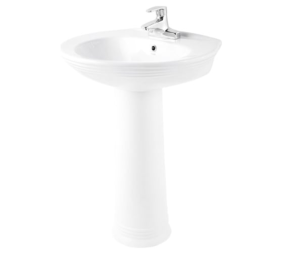 Изображение товара Раковина с пьедесталом Creo Ceramique MARSEILLE 630x520x845 MA3000+MA3010 00029797