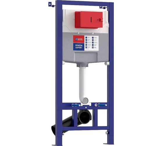 Изображение товара Система инсталляция механическая Lemark PENEDA EXPERT для подвесных унитазов (без кнопки смыва) 9812002