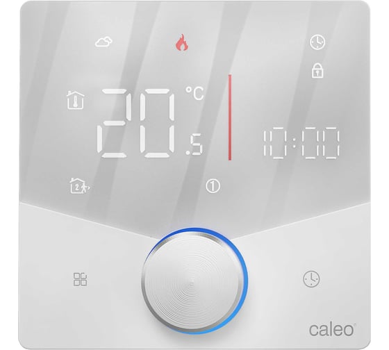 Изображение товара Терморегулятор Caleo C933 встраиваемый, цифровой, программируемый, WI-FI, белый 0К-00001382