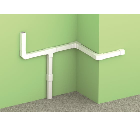 Изображение товара Накладка на стык KOPOS LHD 20X20 8622 HB комплект 10 штук 8622_HB