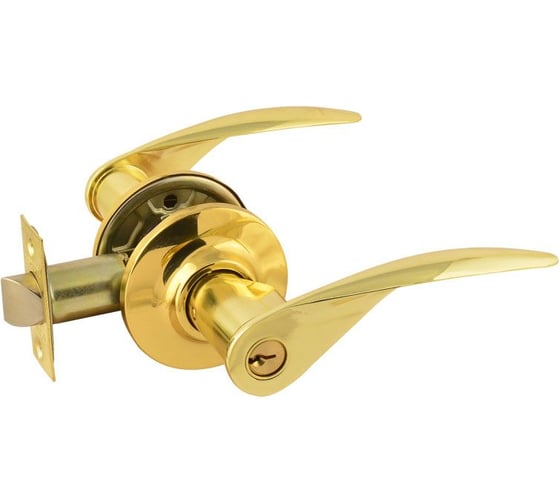 Изображение товара Ручка-защелка НОРА-М NEW золото ТТ12-01 ключ/фикс. 15809