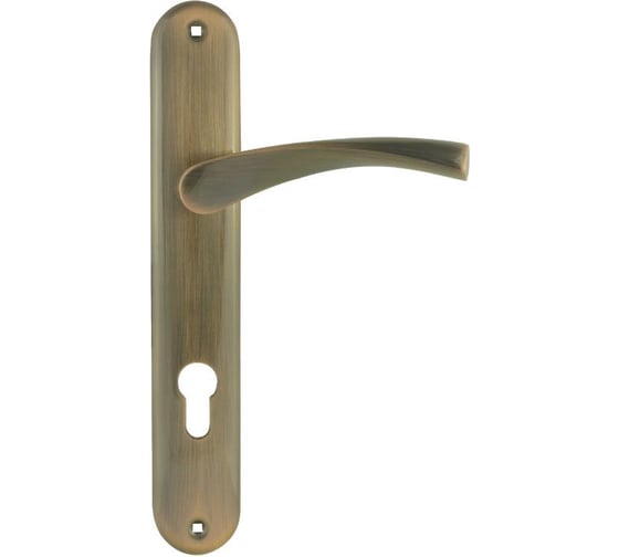 Изображение товара Дверная ручка на планке НОРА-М N100-85 мм ст.бронза 11459