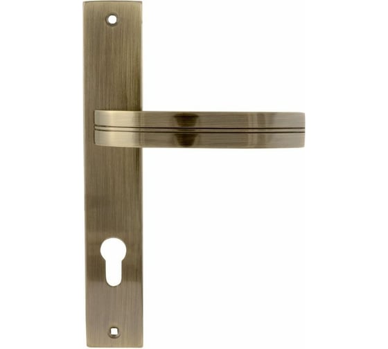 Изображение товара Дверная ручка на планке НОРА-М N106-85 мм ст.бронза 16113