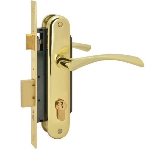 Изображение товара Врезной замок НОРА-М N100-70 Л золото 8245