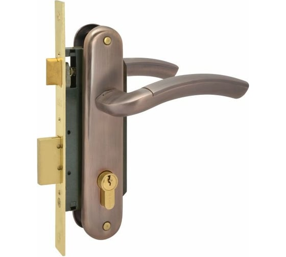 Изображение товара Врезной замок НОРА-М N23-70 Л ст.медь 11876