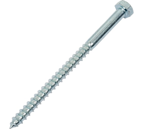 Изображение товара Сантехнический шуруп Стройметиз 8х120 DIN 571 цинк уп. 2 шт. европодвес 2170721