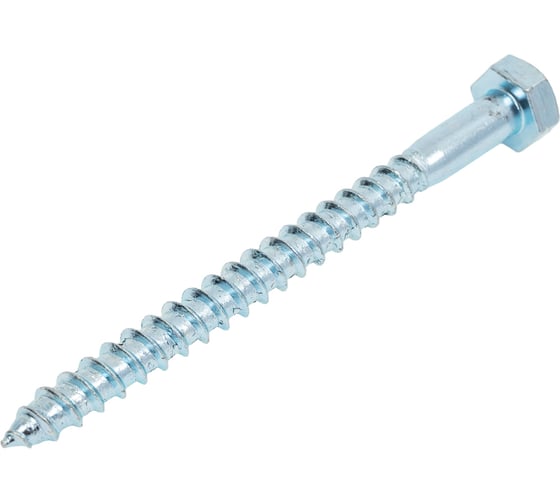 Изображение товара Сантехнический шуруп Стройметиз 10х120 DIN 571 цинк уп. 10шт. коробка 2170924