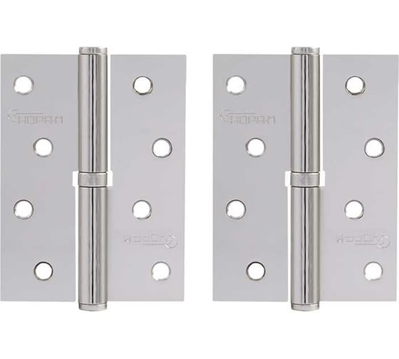 Изображение товара Петля НОРА-М 750-4" хром.покр. левая 2,5 мм №2 10592