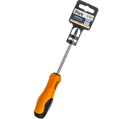 Изображение товара Отвертка Park крестообразная PH2х100 мм двухкомпонентная рукоятка 008400