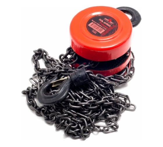Изображение товара Цепная таль СЕРВИС КЛЮЧ 1т высота подъема 2,5м 75065