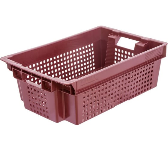 Изображение товара Ящик Тара.ру п/э 600х400х200 1,4 кг, красный 00339