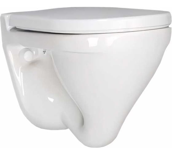 Изображение товара Подвесной унитаз Sanita Luxe Attica с быстросъемным сиденьем-микролифт, дюропласт 00013969 ATCSLWH0104