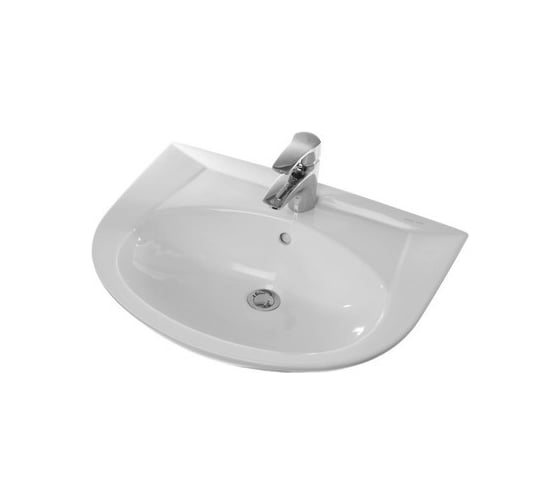 Изображение товара Умывальник Sanita Luxe Classic Luxe 645 мм, без крепления SL400101 WB.PD/Classic/65-C/WHT.G/S1