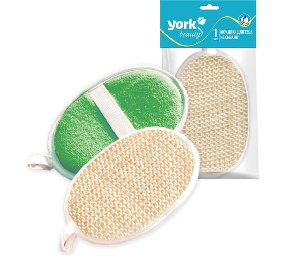 Изображение товара Мочалка из сизаля YORK овал 015040