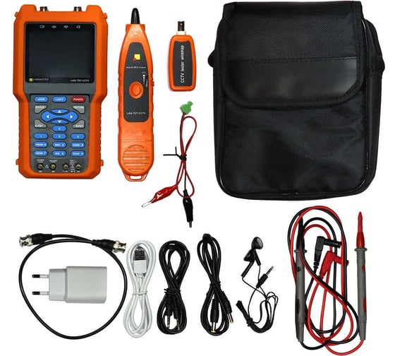 Изображение товара Тестер для сетей видеонаблюдения LANMASTER LAN-TST-CCTV